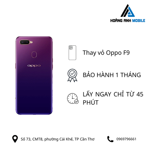 Thay vỏ OPPO F9