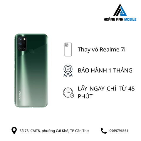 Thay vỏ Realme 7i