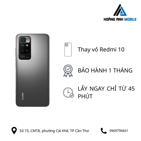 Thay vỏ Redmi 10
