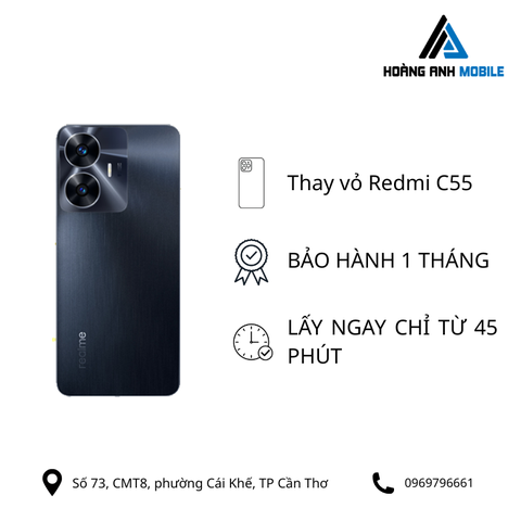 Thay vỏ Redmi C55