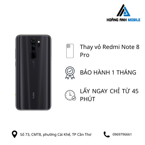 Thay vỏ Redmi Note 8 Pro