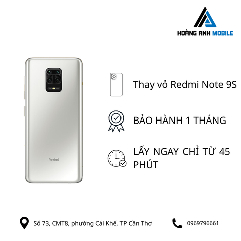 Thay vỏ Redmi Note 9S