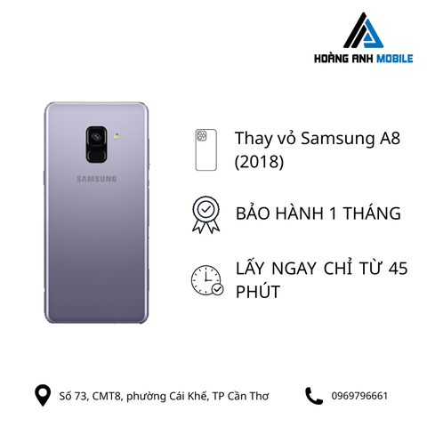 Thay vỏ Samsung A8 (2018)