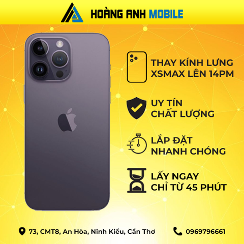 Thay kính lưng XsMax lên 11Prm/12Prm/13Prm/14Prm
