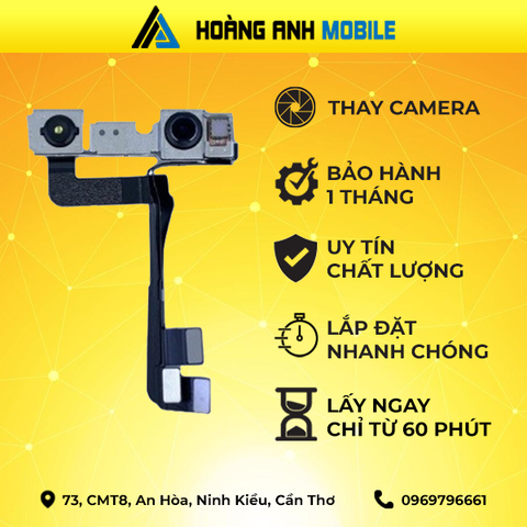 Thay phản quang/Camera trước/Camera sau/Cáp FaceID/Cáp loa trong/Loa ngoài/Sạc/Dây nguồn/Cụm mic trên iPhone 11
