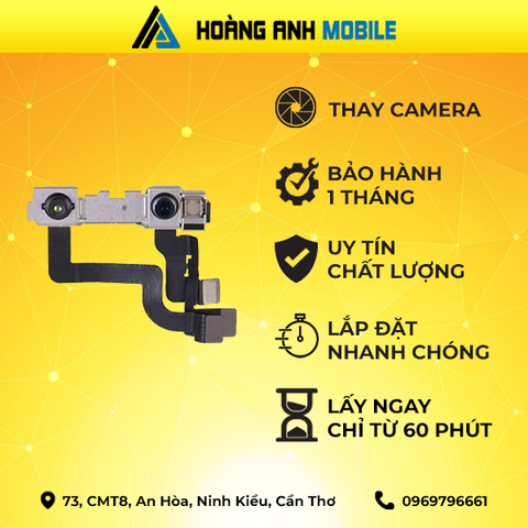 Thay Camera trước/Camera sau/Cap FaceID/Cap loa trong/Loa ngoài/Sạc/Dây nguồn iPhone Xr
