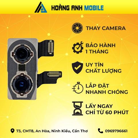 Thay phản quang/Camera trước/Camera sau/Cáp FaceID/Cáp loa trong/Loa ngoài/Sạc/Dây nguồn/Cụm mic trên iPhone 11