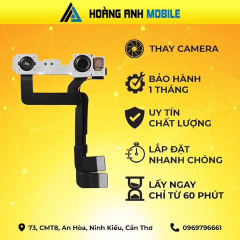 Thay camera trước/Thay FaceID/Thay Camera sau/Cáp loa trong/Loa ngoài/Thay sạc/Dây nguồn iPhone 11 Pro Max