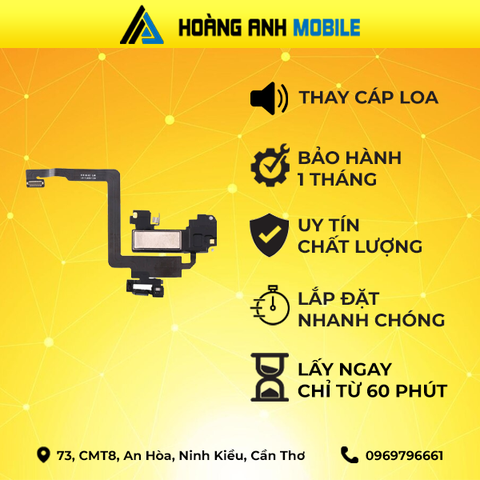 Thay camera trước/Thay FaceID/Thay Camera sau/Cáp loa trong/Loa ngoài/Thay sạc/Dây nguồn iPhone 11 Pro Max