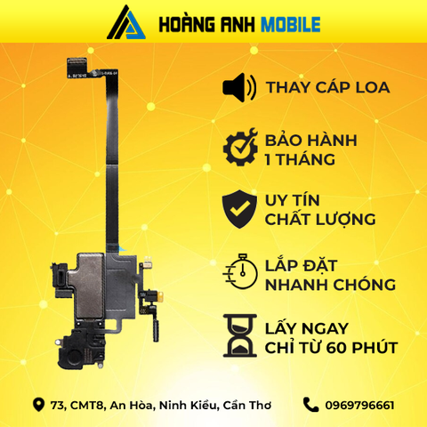 Thay Camera trước/Camera sau/Cáp FaceID/Cáp loa trong/Loa ngoài/Thay sạc/Thay dây nguồn iPhone xs Max