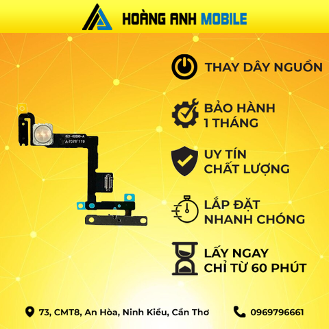 Thay phản quang/Camera trước/Camera sau/Cáp FaceID/Cáp loa trong/Loa ngoài/Sạc/Dây nguồn/Cụm mic trên iPhone 11