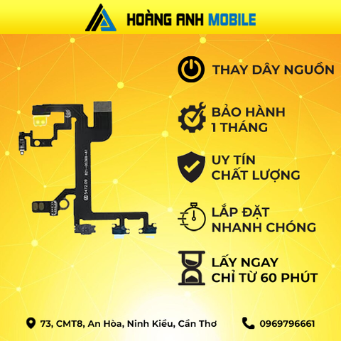Thay Home/Camera sau/Cáp loa trong/Loa ngoài/Dây nguồn iPhone 5s