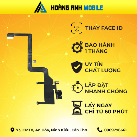Thay phản quang/Camera trước/Camera sau/Cáp FaceID/Cáp loa trong/Loa ngoài/Sạc/Dây nguồn/Cụm mic trên iPhone 11