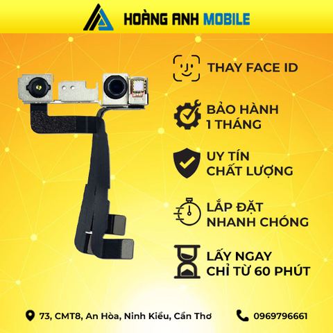 Thay Camera trước/Thay cáp FaceID/Thay camera sau/Cáp loa trong/Loa ngoài/Sạc/Dây nguồn iPhone 11 Pro