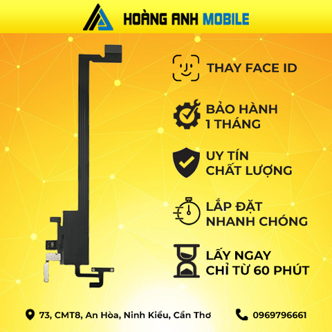 Thay Camera trước/Camera sau/Cáp FaceID/Cáp loa trong/Loa ngoài/Thay sạc/Thay dây nguồn iPhone xs Max
