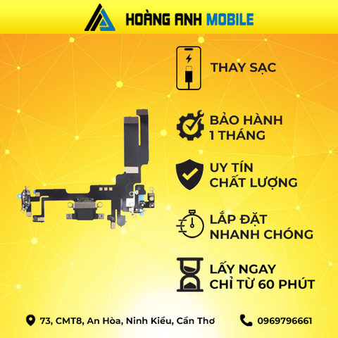 Thay camera sau/Cáp loa trong/Thay sạc iPhone 14