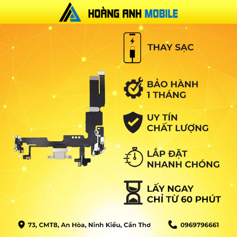 Thay camera sau/Cáp loa trong/Thay sạc iPhone 14 Plus
