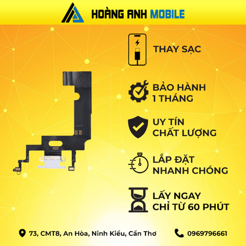 Thay Camera trước/Camera sau/Cap FaceID/Cap loa trong/Loa ngoài/Sạc/Dây nguồn iPhone Xr