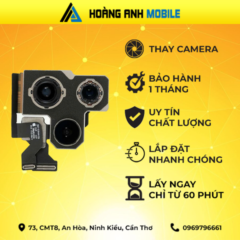 Thay camera sau/Thay cáp loa trong/Thay sạc iPhone 13 Pro Max