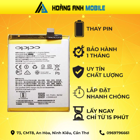 Thay Pin Oppo A1K
