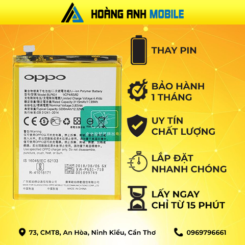 Thay Pin Oppo A92
