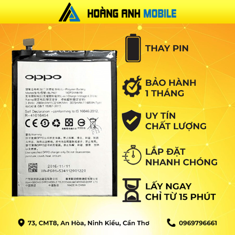 Thay Pin Oppo F5