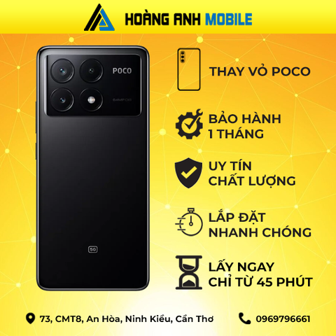 Thay vỏ Poco X6 Pro