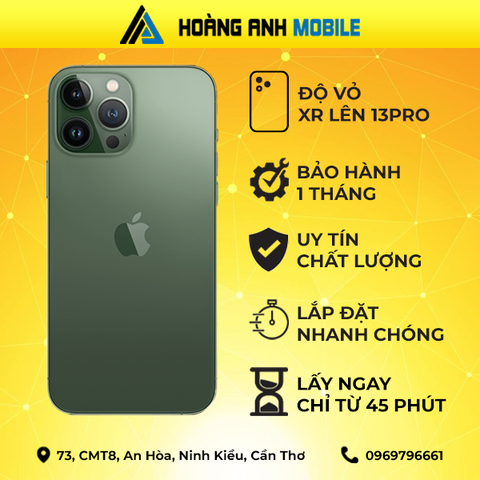 Độ vỏ iPhone XR lên 12Pro/13Pro/14Pro