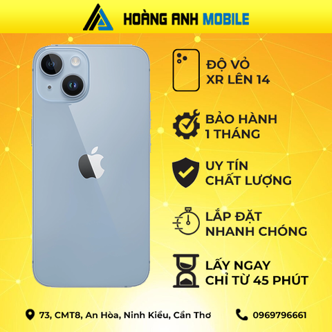 Độ vỏ iPhone XR lên 13/14