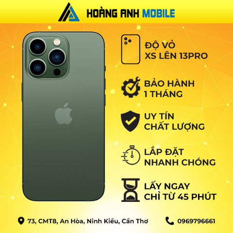 Độ vỏ iPhone Xs lên 13 Pro/ 14 Pro