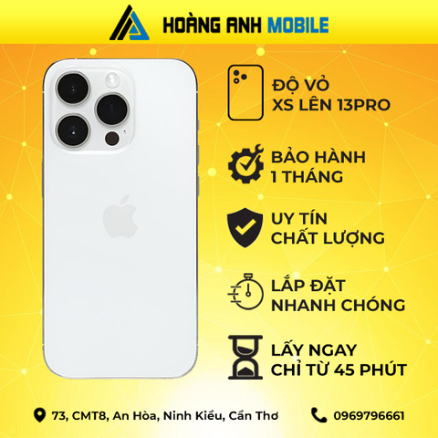 Độ vỏ iPhone X Lên iPhone 13 Pro / 14 Pro