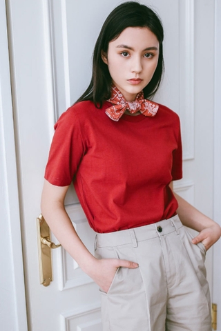 Áo thun nữ cổ tròn Basic
