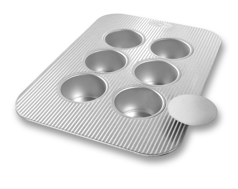 USA PAN - 1285CC Khuôn bánh Cheesecake mini 6 ô 7.9x7.9x5.4cm