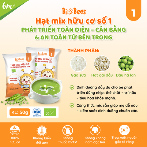 BIOBEES - Hạt Mix Hữu Cơ Số 1