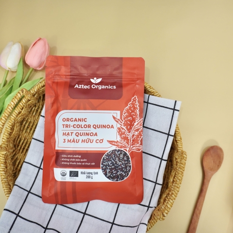 Aztec Organics - Hạt Diêm Mạch 3 Màu Hữu Cơ 200g