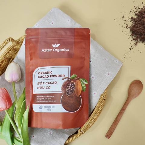 Aztec Organics - Bột Cacao Hữu Cơ 150g (Organic Cacao Powder)