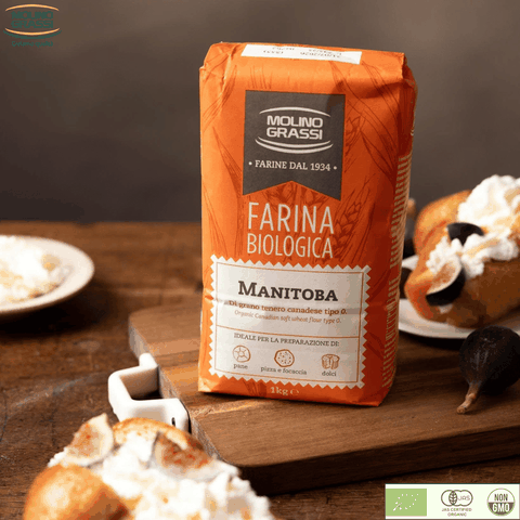 Molino Grasii - Bột Làm Bánh Mì Manitoba Hữu Cơ 1kg