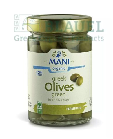 Trái Olive Xanh Hữu Cơ (ngâm trong nước muối, đã tách hạt)