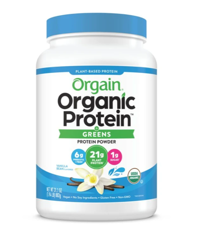 Đạm thực vật và Greens hữu cơ hương Vani 882gr