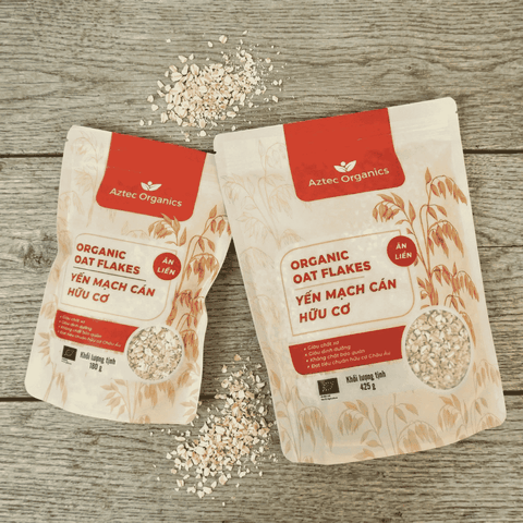 Aztec Organics -Yến Mạch Ăn Liền Hữu Cơ 180g