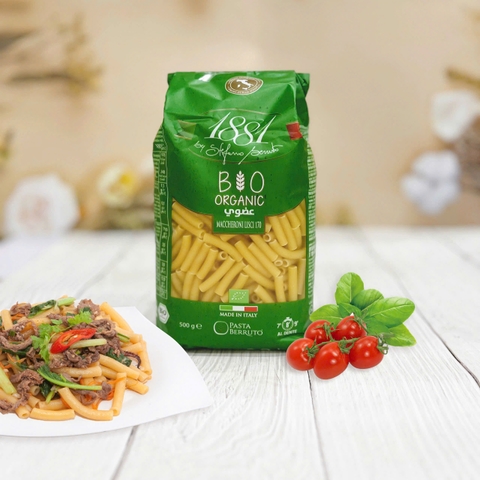 Berruto - Nui Mỳ Hữu Cơ 500gr - Dạng Ống