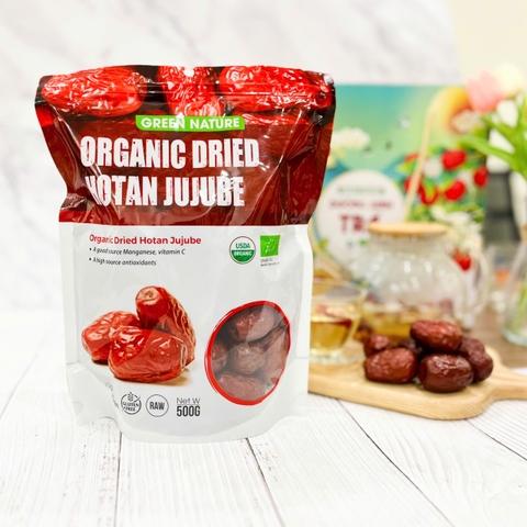 Green Nature - Táo Đỏ Hotan Hữu Cơ 500gr