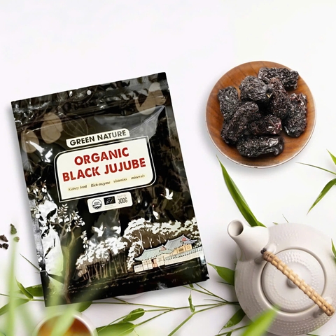 Green Naturals - Táo Đen Hữu Cơ Green Nature 300gr