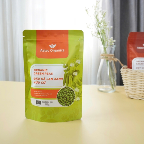 Aztec Organics Đậu Hà Lan Xanh Hữu Cơ 200g