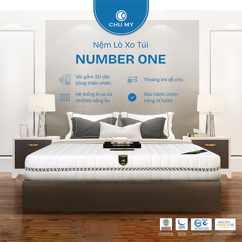 Nệm lò xo túi Number One