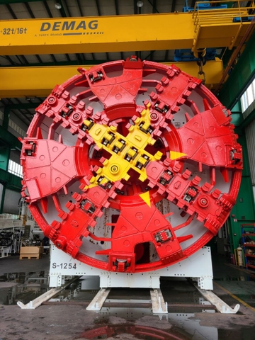 Máy khiên đào hầm TBM trong xây dựng công trình ngầm đô thị