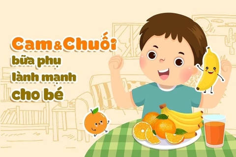 BỮA PHỤ LÀNH MẠNH CHO BÉ