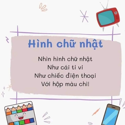 DẠY BÉ NHẬN DẠNG HÌNH KHỐI QUA THƠ