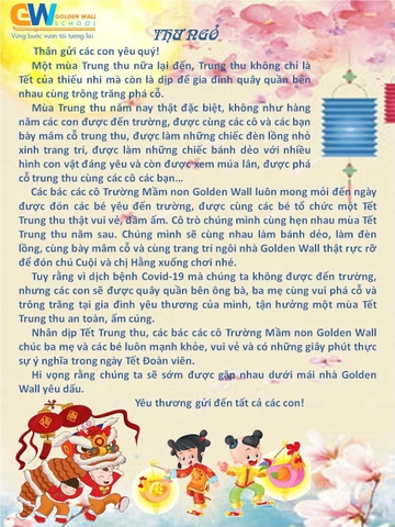 TRƯỜNG MẦM NON GOLDEN WALL 