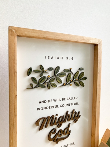 Leaf bundle | Mighty God | Joshua chữ nhật